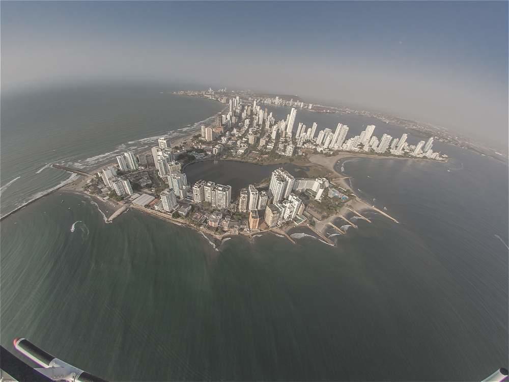 Apartamento Con Vista Al Laguito Y Al Mar Cartagena Dış mekan fotoğraf